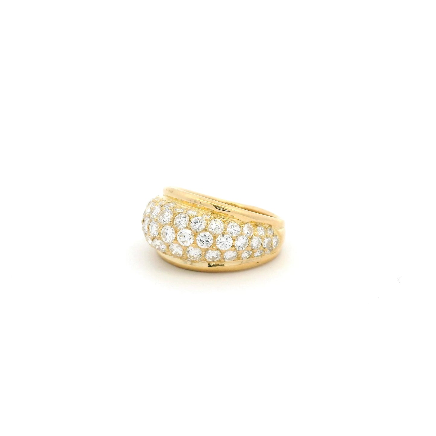 Van Cleef & Arpels Diamond Set Bombe Ring