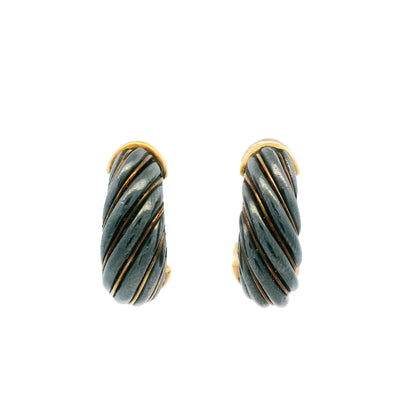 Cartier Twisted Crescent Clips Earrings