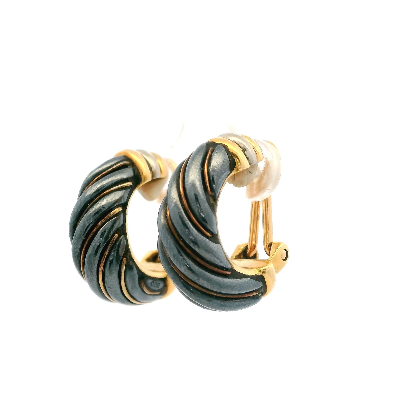 Cartier Twisted Crescent Clips Earrings