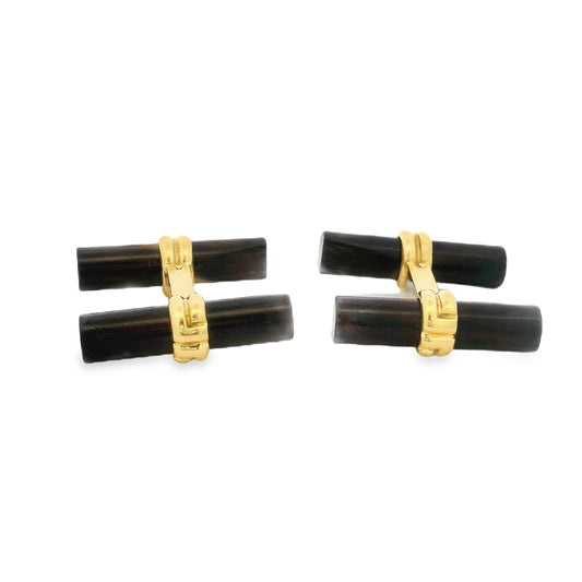 Boucheron Yellow Gold Interchangeable Baton Cufflinks