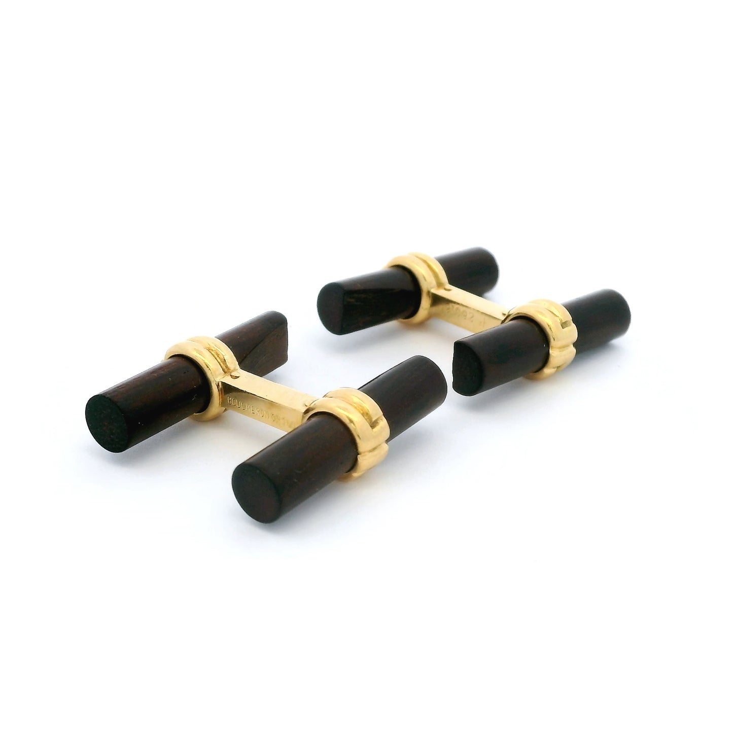 Boucheron Yellow Gold Interchangeable Baton Cufflinks