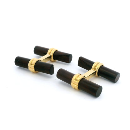 Boucheron Yellow Gold Interchangeable Baton Cufflinks
