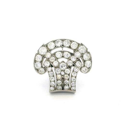 Cartier Diamond Set Clip