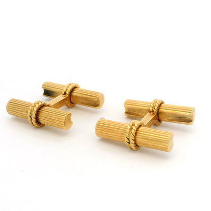 Van Cleef & Arpels Yellow Gold Baton Cufflinks