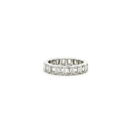 2.61ct Emerald Cut Diamond Eternity Ring