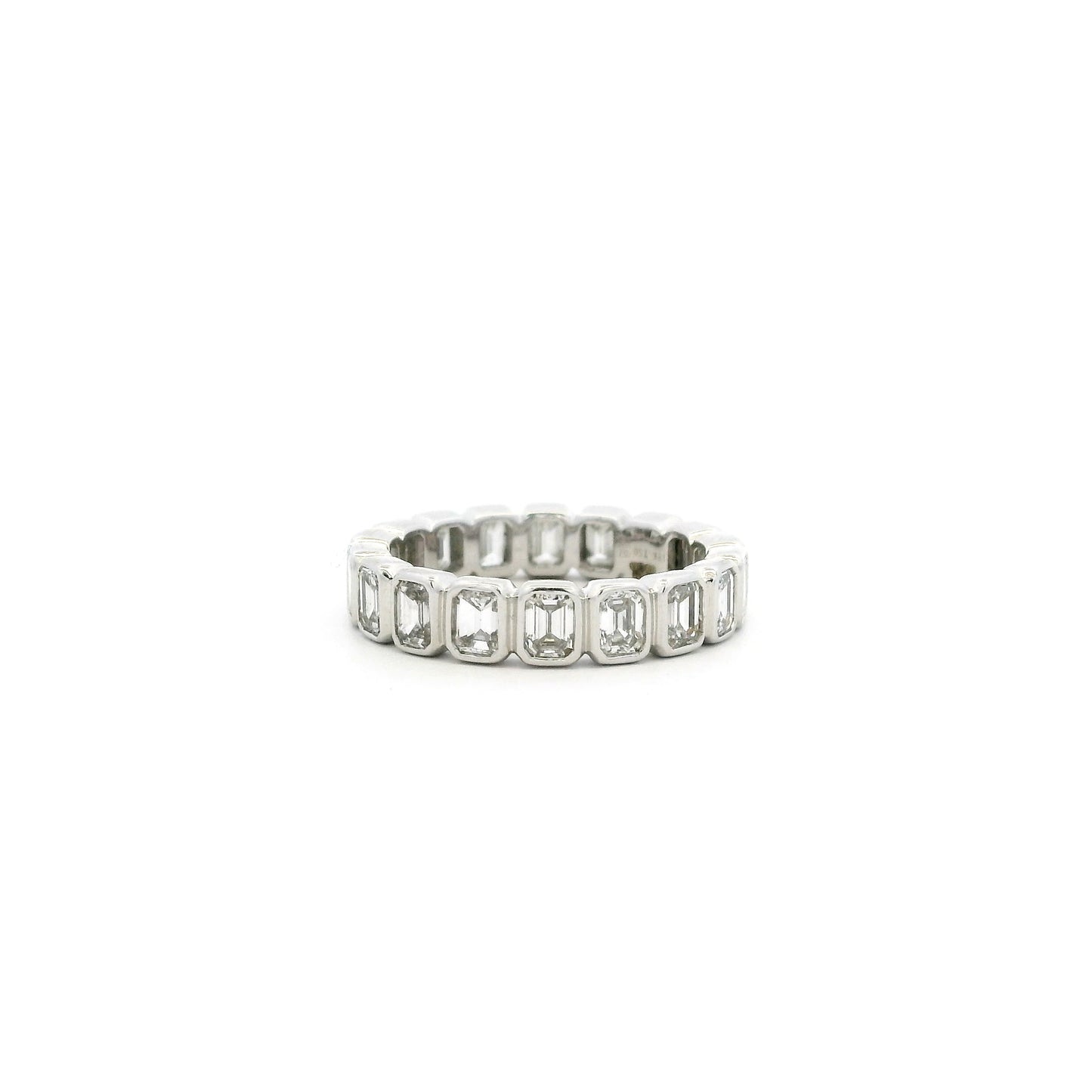 2.61ct Emerald Cut Diamond Eternity Ring