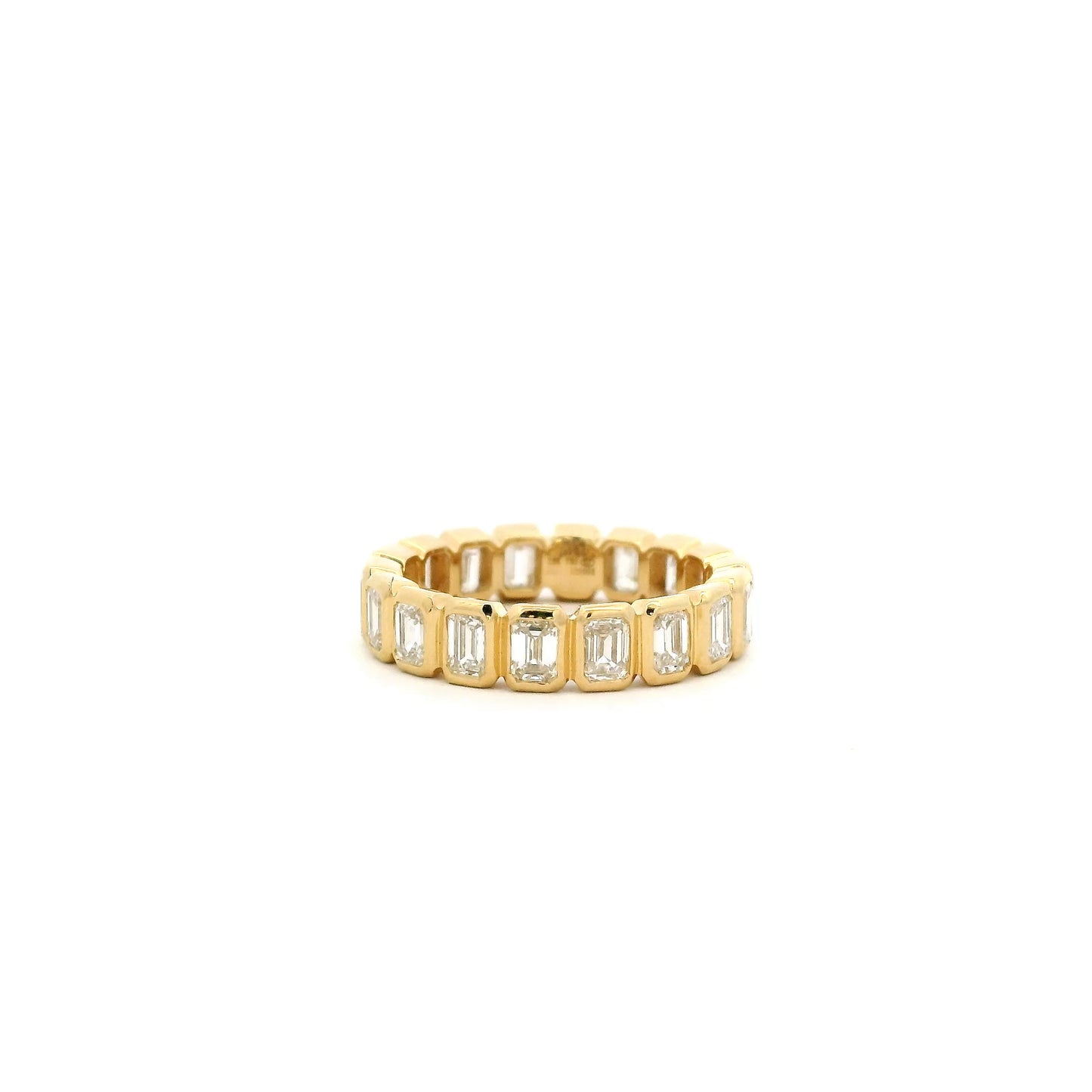 2.63ct Emerald Cut Diamond Eternity Ring