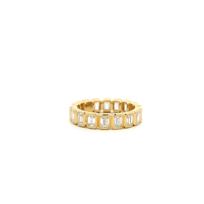 2.63ct Emerald Cut Diamond Eternity Ring