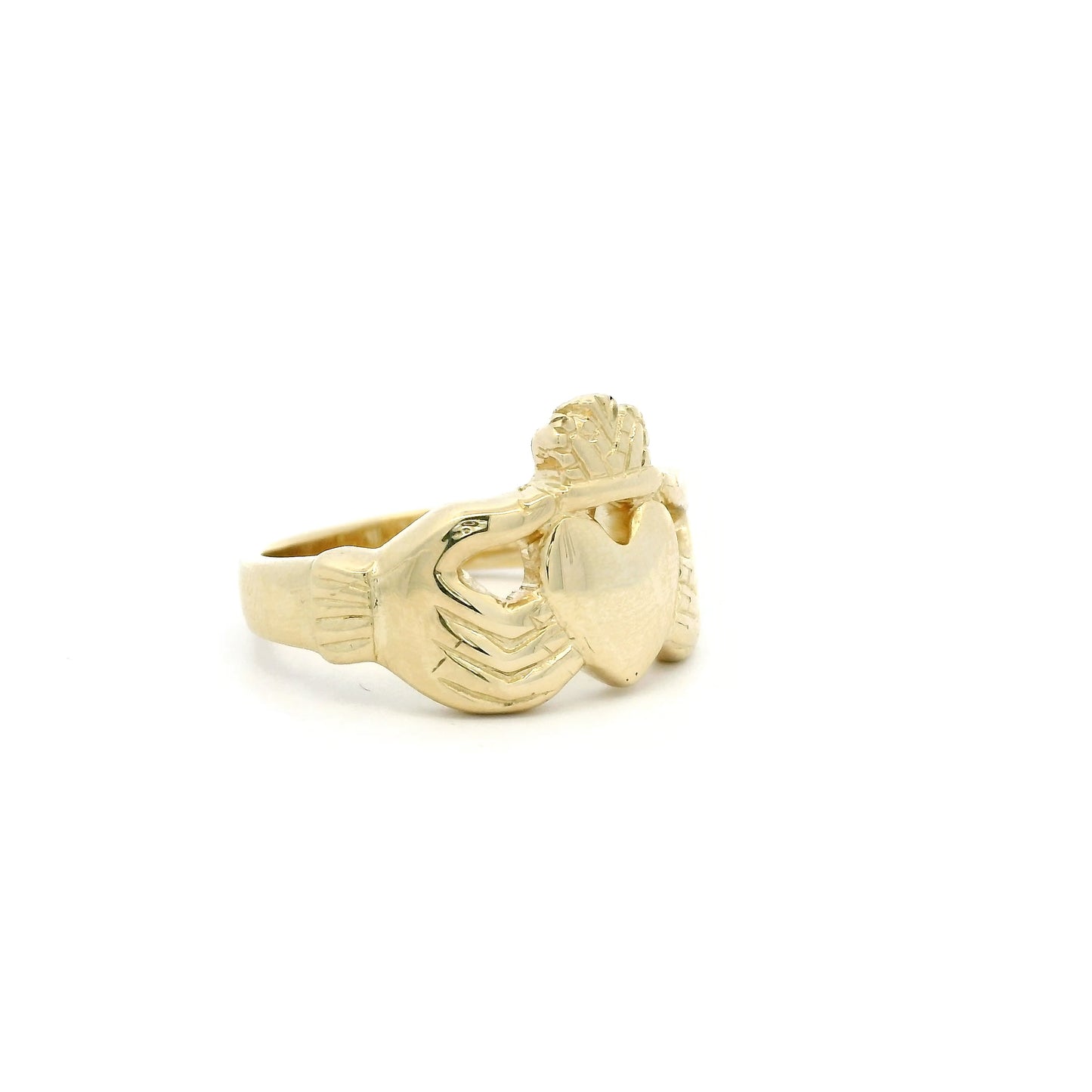 Yellow Gold Claddagh Ring