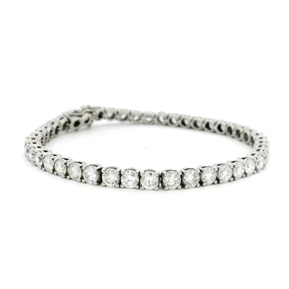 Round Diamond Line Bracelet