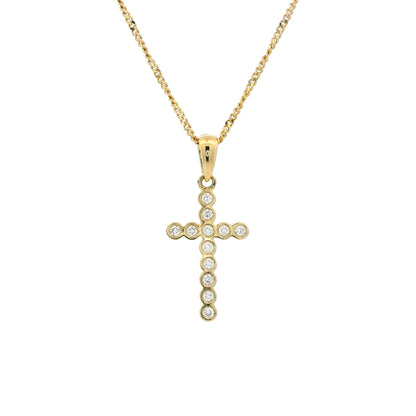 0.92ct Round Diamond Cross