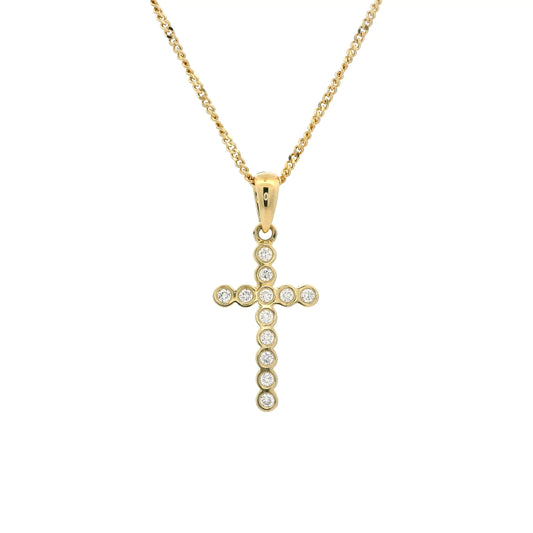 0.92ct Round Diamond Cross