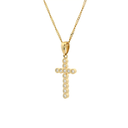 0.92ct Round Diamond Cross