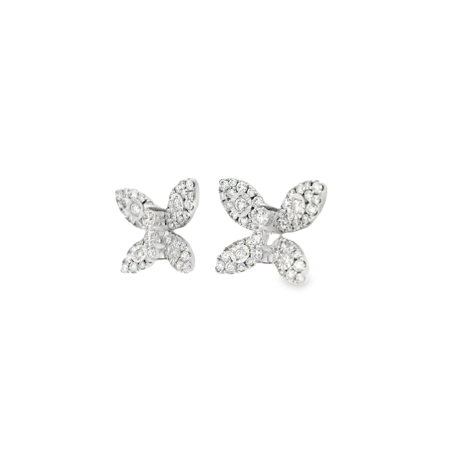 0.80ct Diamond Butterfly Earrings