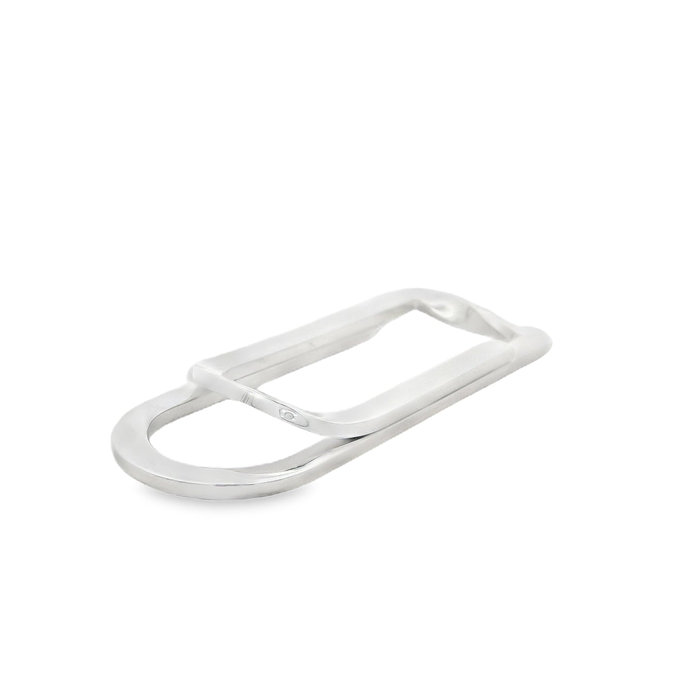 Silver Twisted Paperclip Money Clip