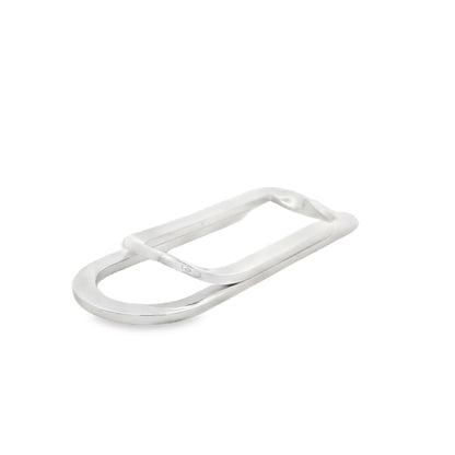 Silver Twisted Paperclip Money Clip