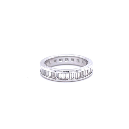 2.56ct Baguette Cut Diamond Eternity Ring