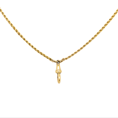 18ct Yellow Gold Wheat Chain Necklace 28"