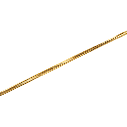 Antique 18ct Yellow Gold T-bar Chain Necklace 24"