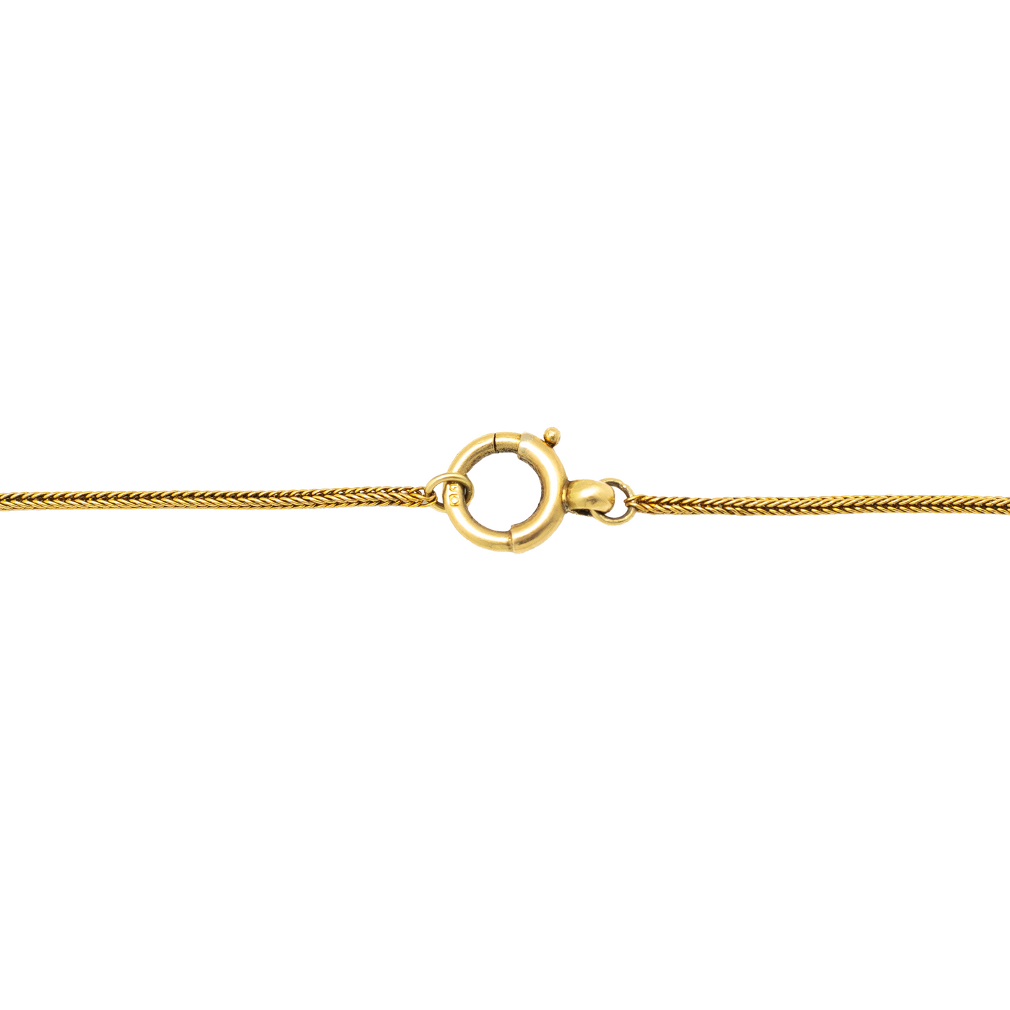 Antique 18ct Yellow Gold T-bar Chain Necklace 24"