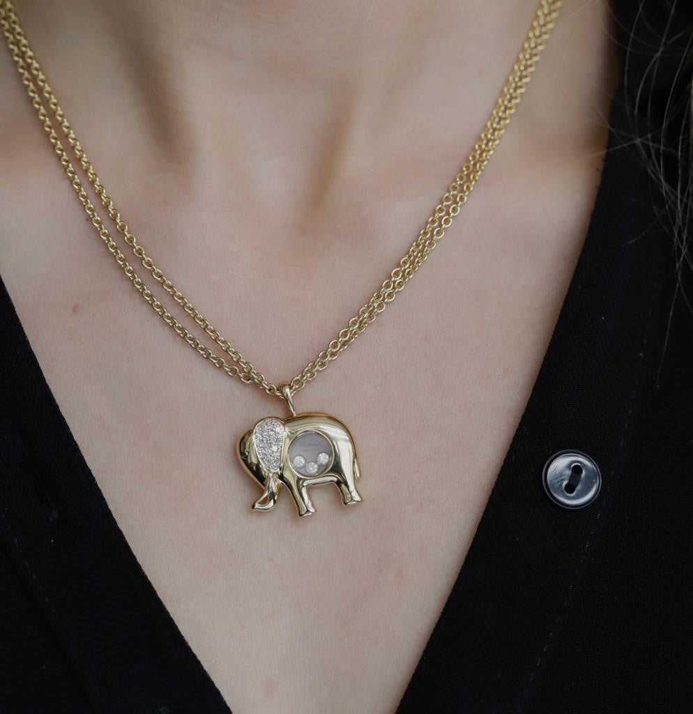 Chopard elephant outlet pendant