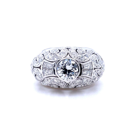 2.40ct Bombe Diamond Dress Ring by Patek Philippe