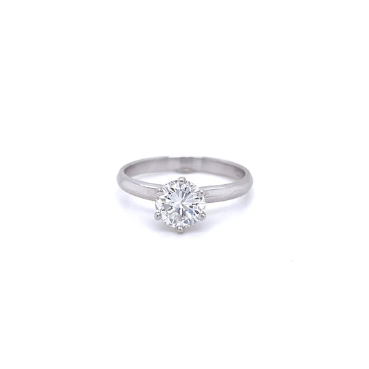 1.01ct Certified Round Diamond Solitaire Ring
