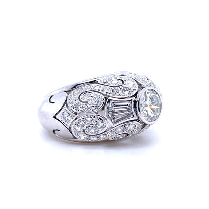 2.40ct Bombe Diamond Dress Ring by Patek Philippe