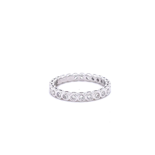 0.72ct Round Diamond Full Eternity Ring