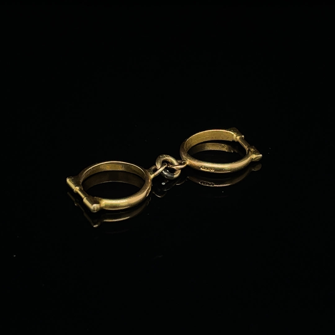 9ct Yellow Gold Victorian Handcuffs
