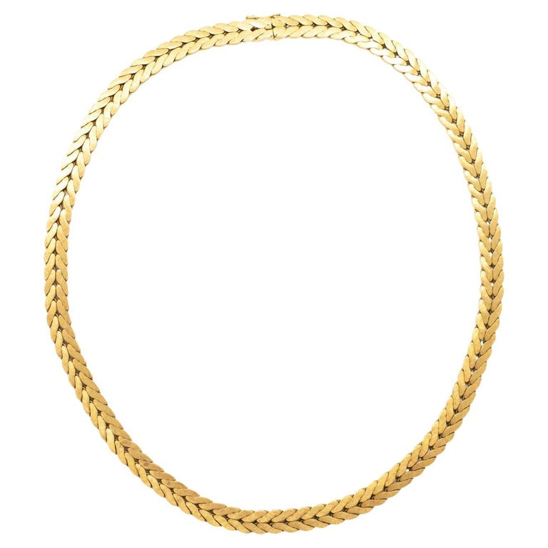 Buccellati Vintage Yellow Gold Collar Necklace