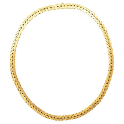 Buccellati Vintage Yellow Gold Collar Necklace