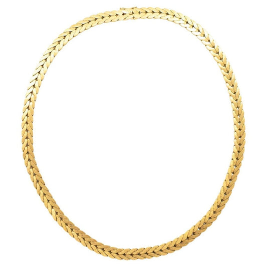Buccellati Vintage Yellow Gold Collar Necklace