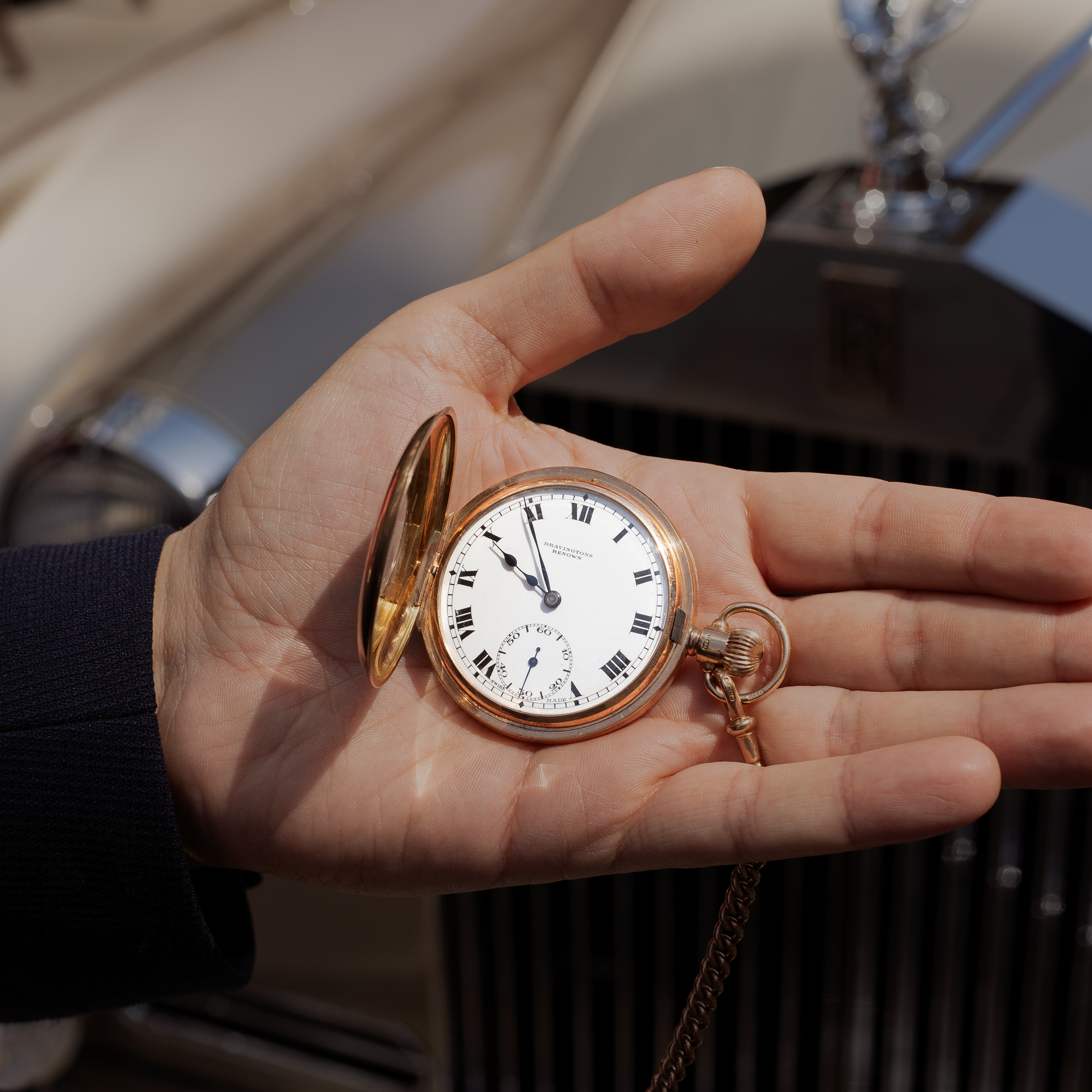 Pocket watch rose clearance gold