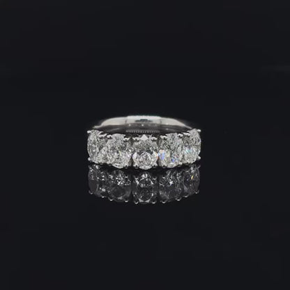 Certified 2.02ct Oval Diamond Five Stone Ring