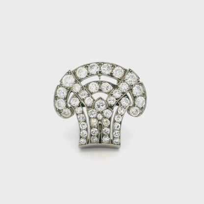 Cartier Diamond Set Clip