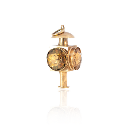 Yellow Gold Signal Light Charm