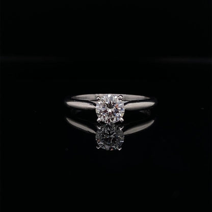 0.51ct Round Brilliant Cut Diamond Solitaire Ring by Cartier