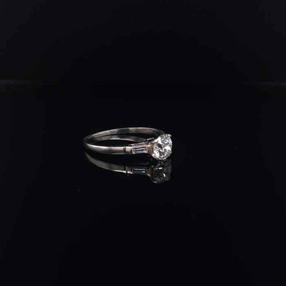 0.55ct Old Cut Round Diamond Ring