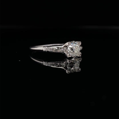 0.66ct Old Cut Diamond Ring