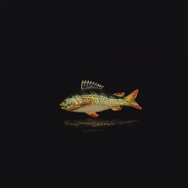 Enamel Fish Brooch