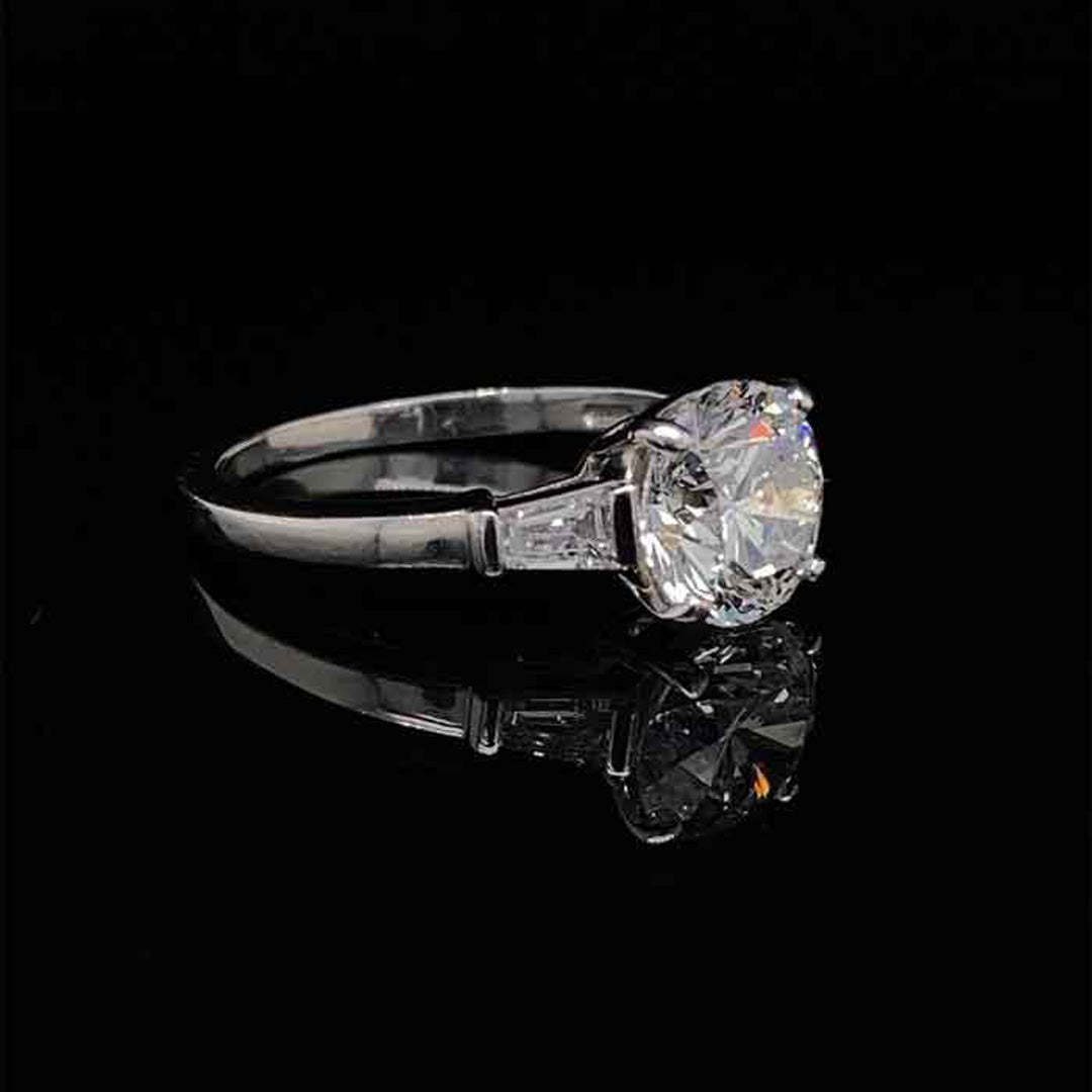 2.02ct GIA Certified Round Brilliant Cut Diamond Solitaire Ring by BVLGARI