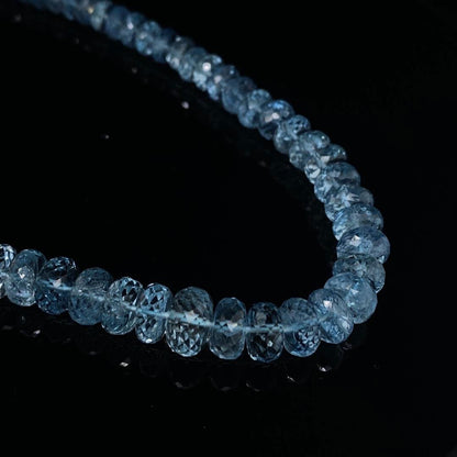 177.20ct Aquamarine Bead Necklace