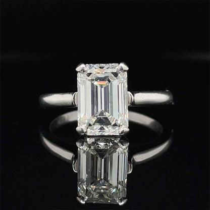 2.29ct Emerald Cut Diamond Solitaire Ring by Tiffany & Co. – Michael Rose