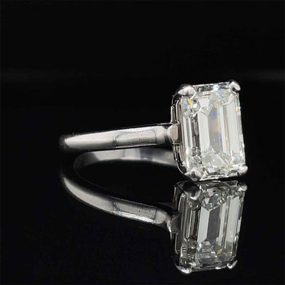 2.29ct Emerald Cut Diamond Solitaire Ring by Tiffany & Co.