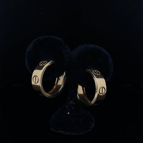 Cartier 18ct Yellow Gold Love Hoops