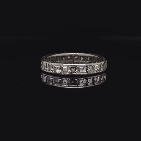 Antique French Cut Diamond Eternity Ring