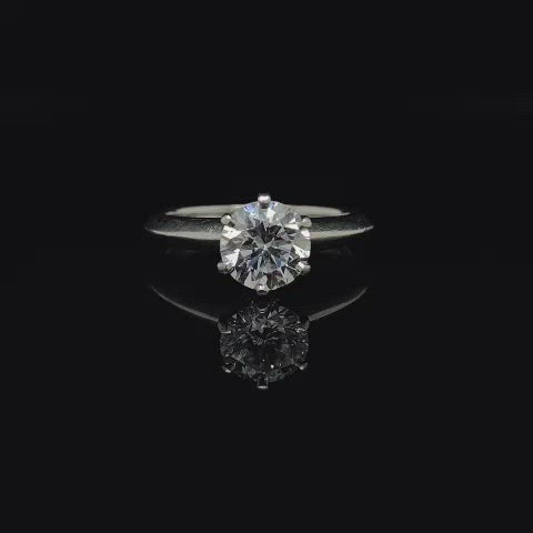 Tiffany & Co. 1.12ct Round Diamond Solitaire Ring
