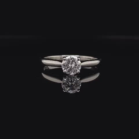 0.55ct Round Brilliant Cut Diamond Solitaire Ring