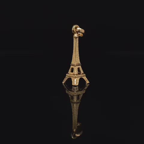 18ct Yellow Gold Eiffel Tower Charm
